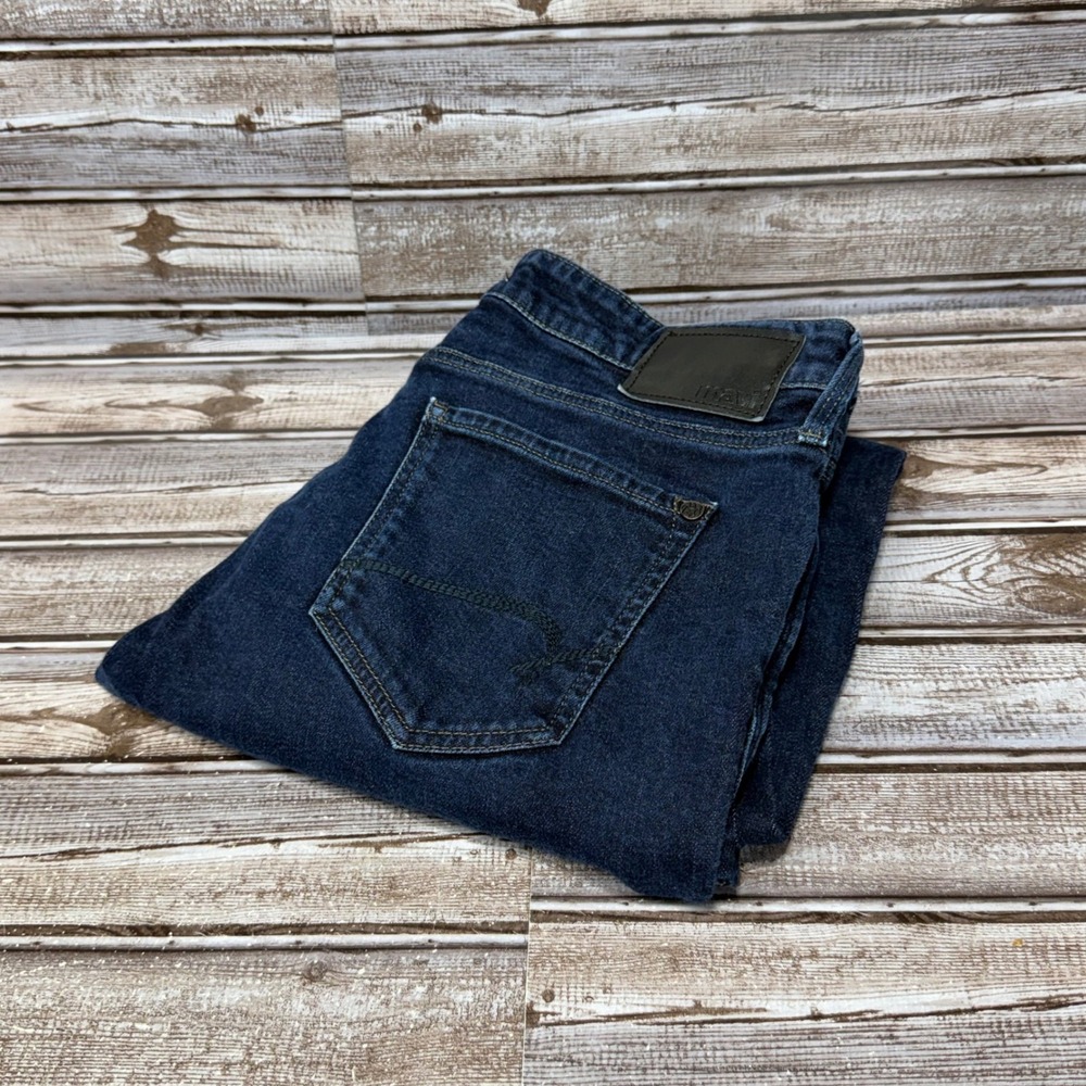 Mavi Jake Slim Leg Jeans Mens 32x30 Actual Dark Wash Denim Casual